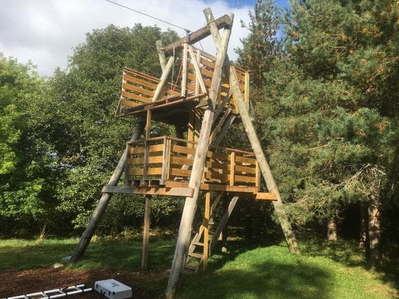 Potter Tree Consultancy Provided Arboricultural Services To Abernethy Trust Regarding The Inspection Of A Noble Fir Tree Used For Abseiling And Zip Lining